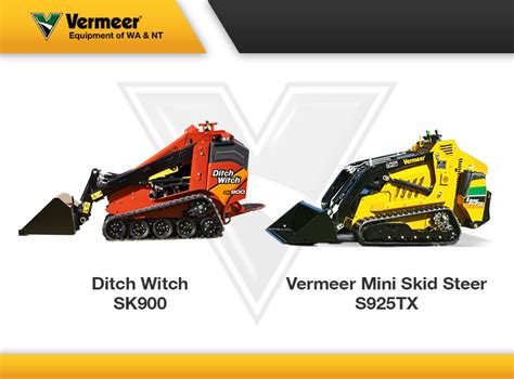 vermeer vs ditch witch mini skid steer|Walk.